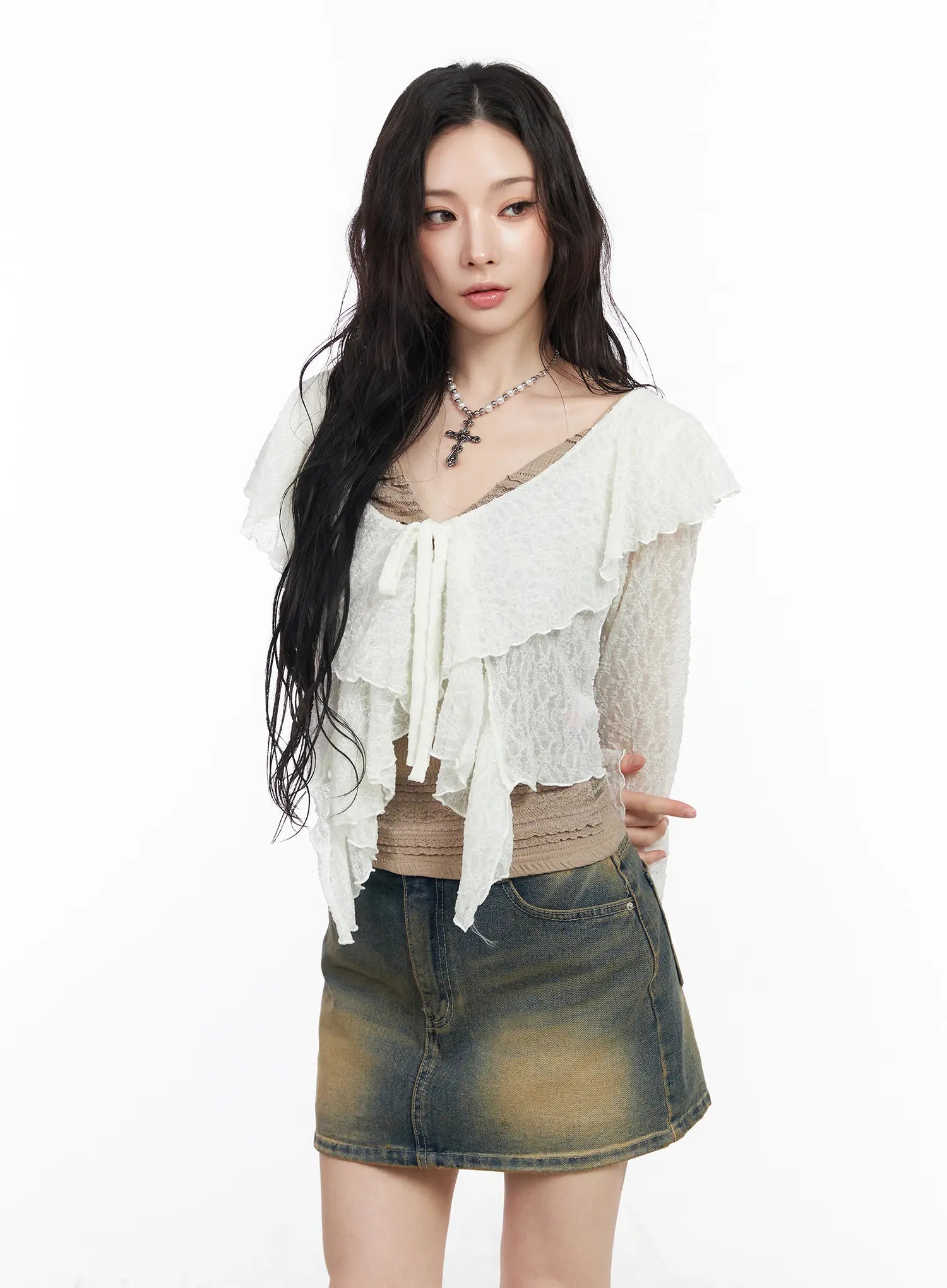 sheer-ruffle-ribbon-cardigan-cm518