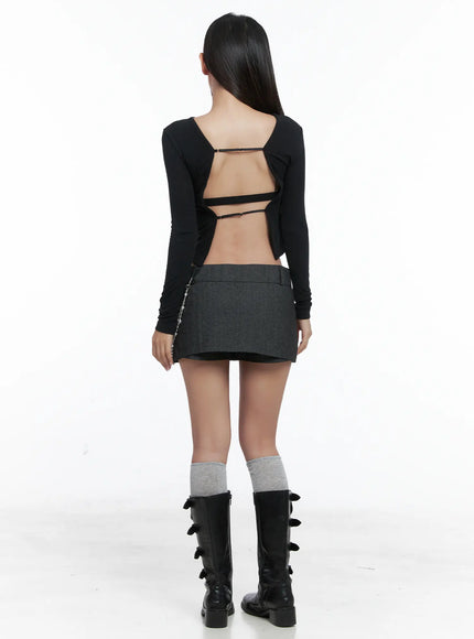 layered-chain-detail-mini-skort-cs503