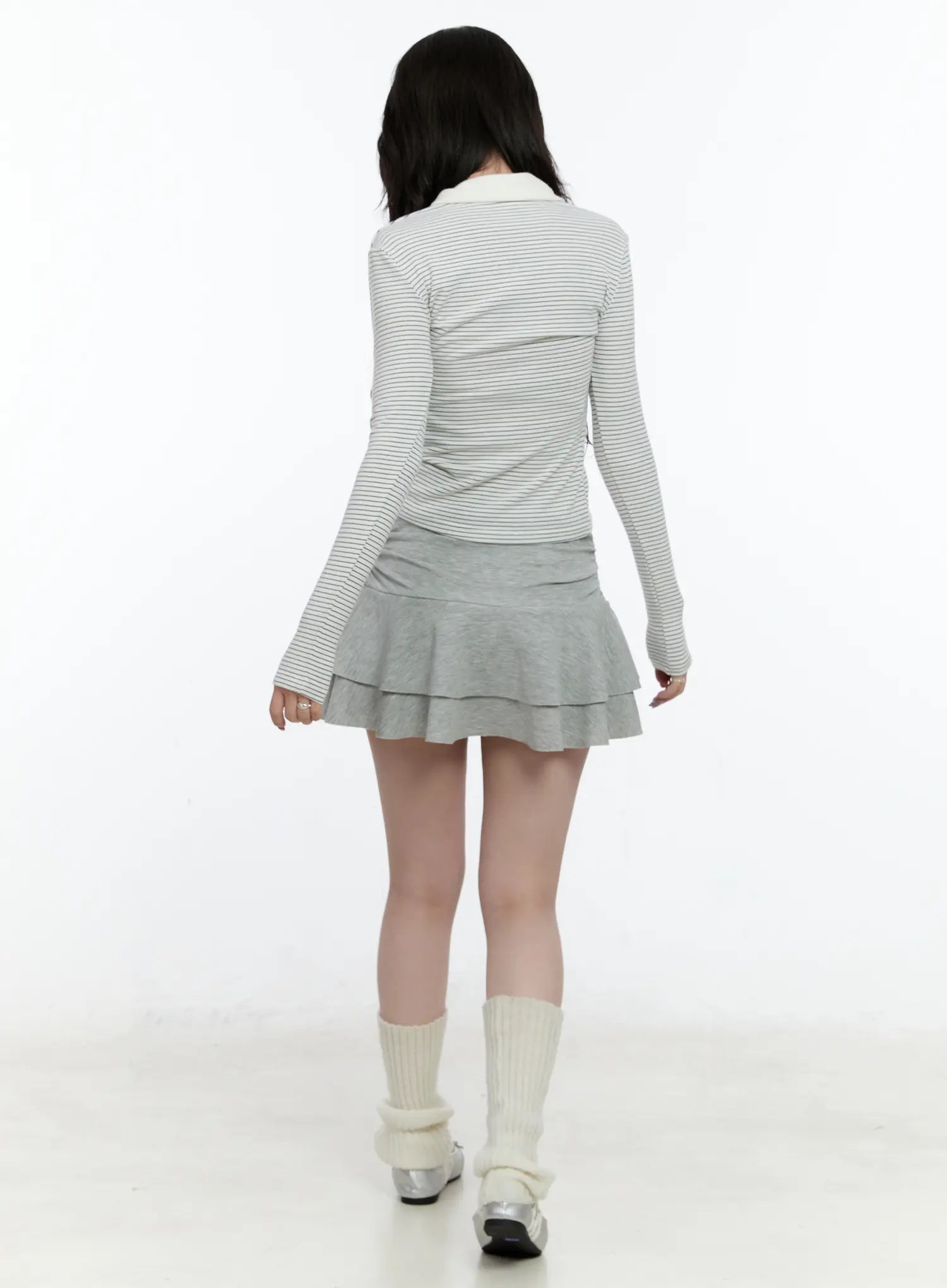 double-layer-ruffle-mini-skirt-cn517