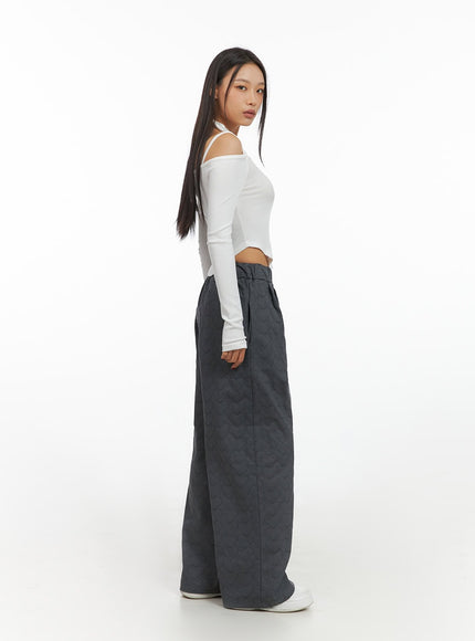 heart-quilted-cotton-wide-pants-is427