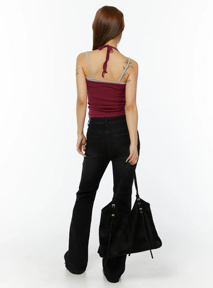 Alfie Hip-Pad Bootcut Jeans CY520