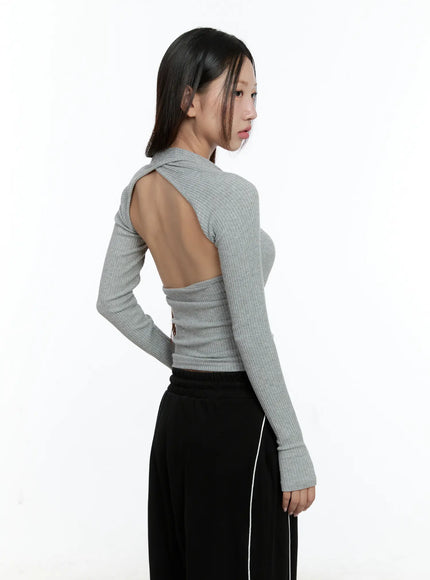 ribbed-halter-top-bolero-set-cs517