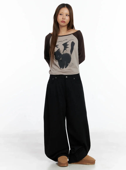 plaid-accent-wide-leg-pants-in528