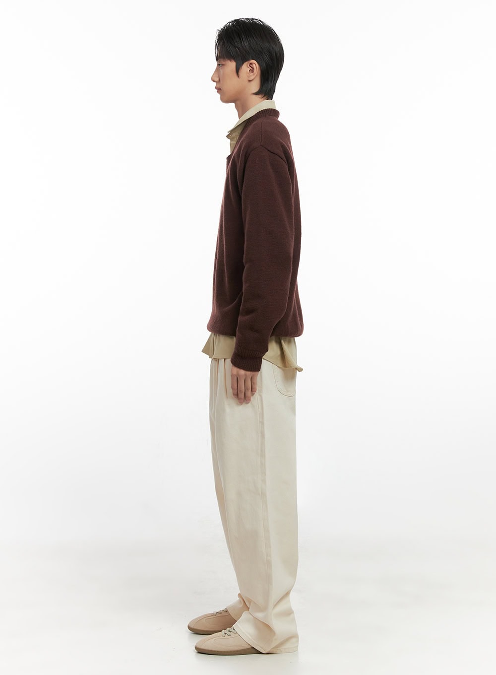 mens-pintuck-wide-leg-cotton-pants-light-beige-id413