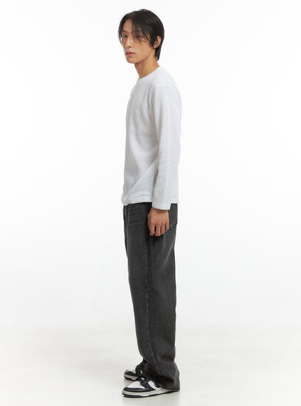 mens-ribbed-round-neck-long-sleeve-tee-io402