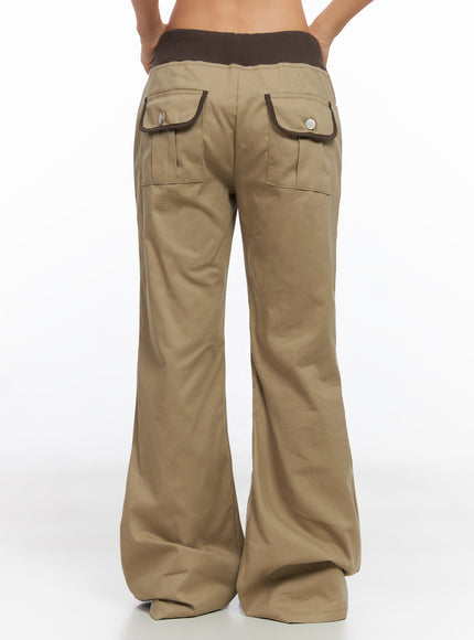 contrast-bootcut-cotton-pants-co515