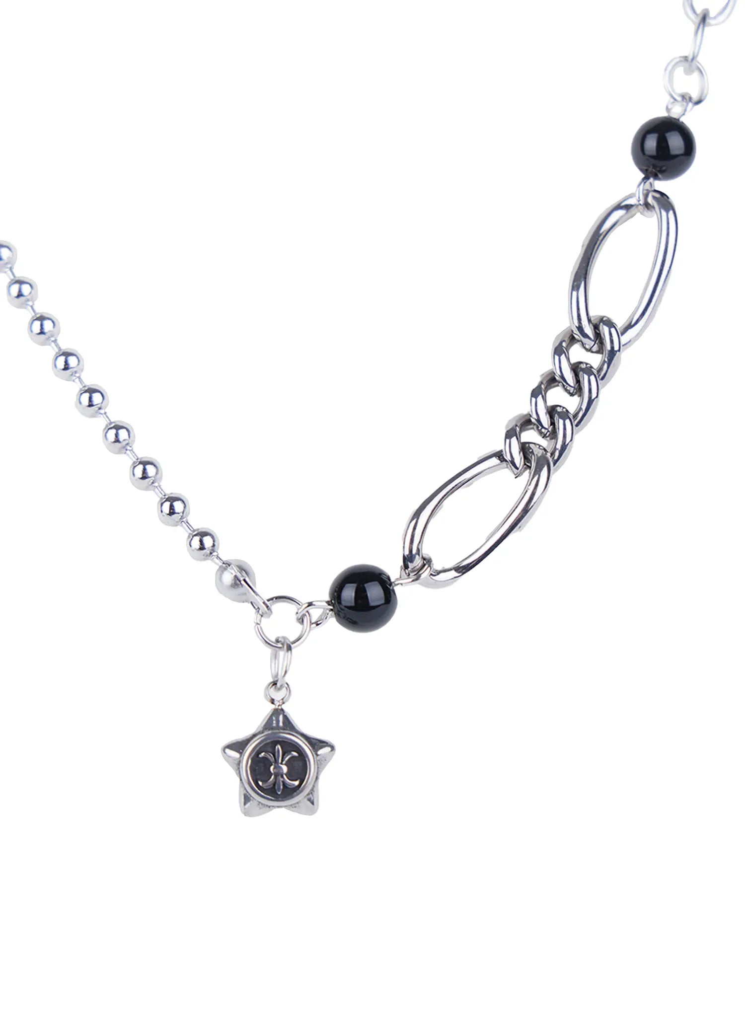 chunky-star-charm-statement-necklace-cl522