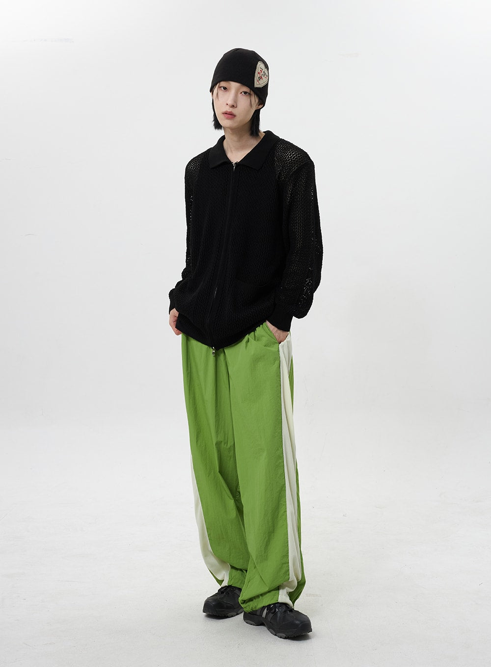 Two Color Track Pants Unisex CY322