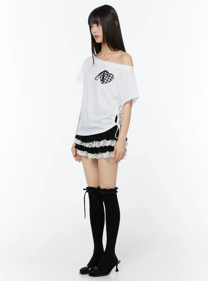 lace-trim-tiered-mini-skirt-iu518