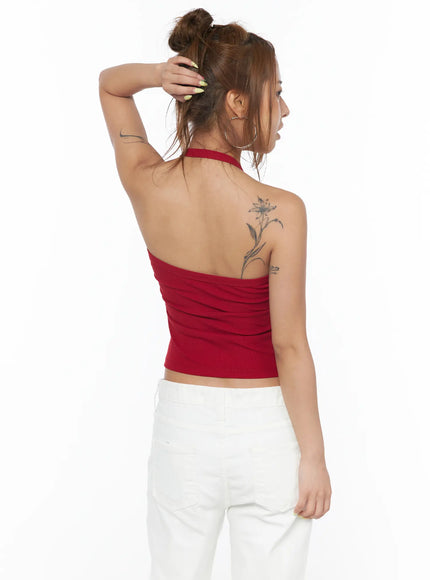 v-neck-button-halter-top-cu502