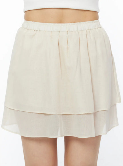 tiered-flare-mini-skirt-cy522
