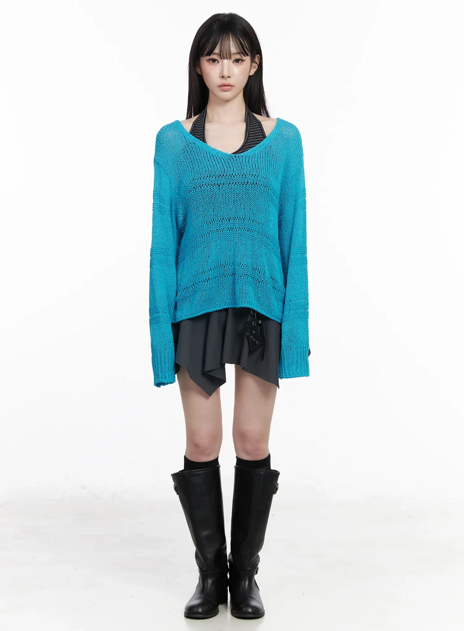 versized-v-neck-knit-sweater-iy511