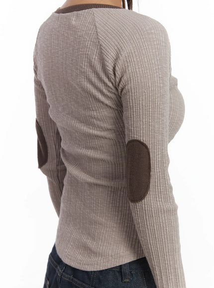 color-block-ribbed-long-sleeve-top-cj512