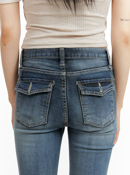 tight-fit-low-waist-bootcut-jeans-cl403