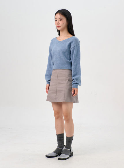 v-neck-puff-sleeve-sweater-os302