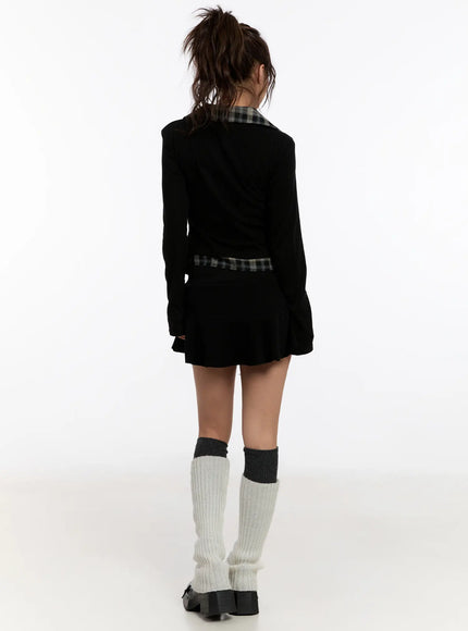 ruffle-flare-mini-skirt-cn527