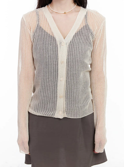 v-neck-mesh-cardigan-cm527
