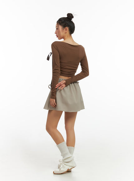 ribbon-pleated-mini-skirt-is402