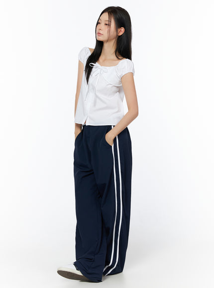 ribbon-puff-sleeve-blouse-iu516