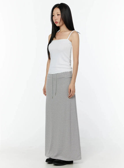 striped-drawstring-maxi-skirt-iu522