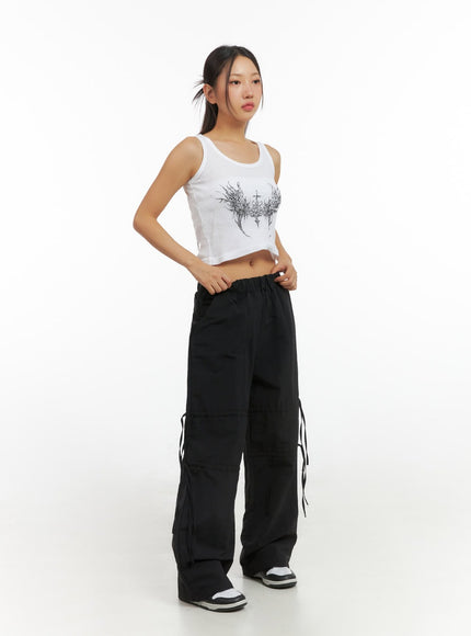 shirred-ribbon-banded-wide-leg-pants-is402