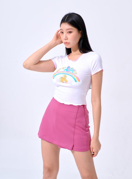 Pony Graphic Cropped Tee IA324