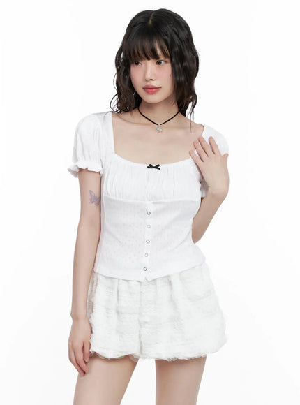 ribbon-detail-puff-sleeve-top-il528