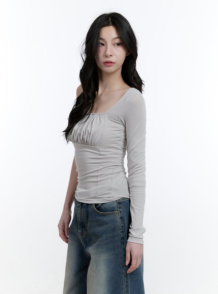 one-shoulder-asymmetric-shirred-top-cj520