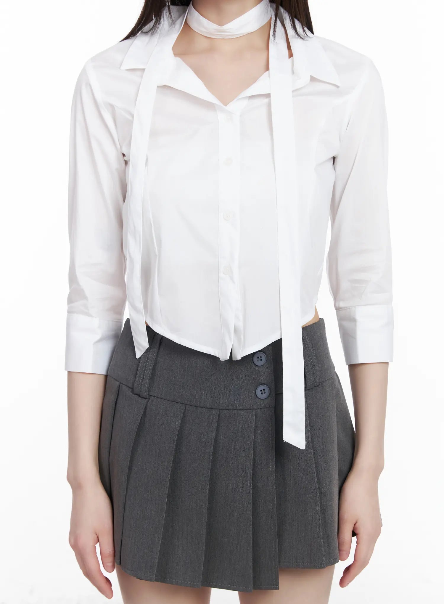 chic-cropped-blouse-scarf-set-cm525