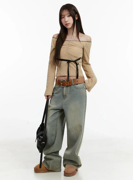 soft-off-shoulder-ribbon-top-id525