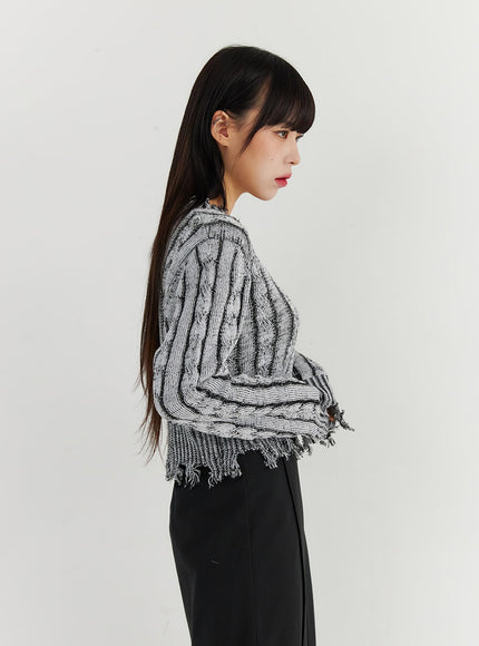 raw-hem-cable-stripe-sweater-co323