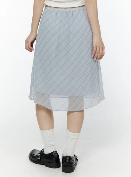 chiffon-flare-plaid-midi-skirt-iy507