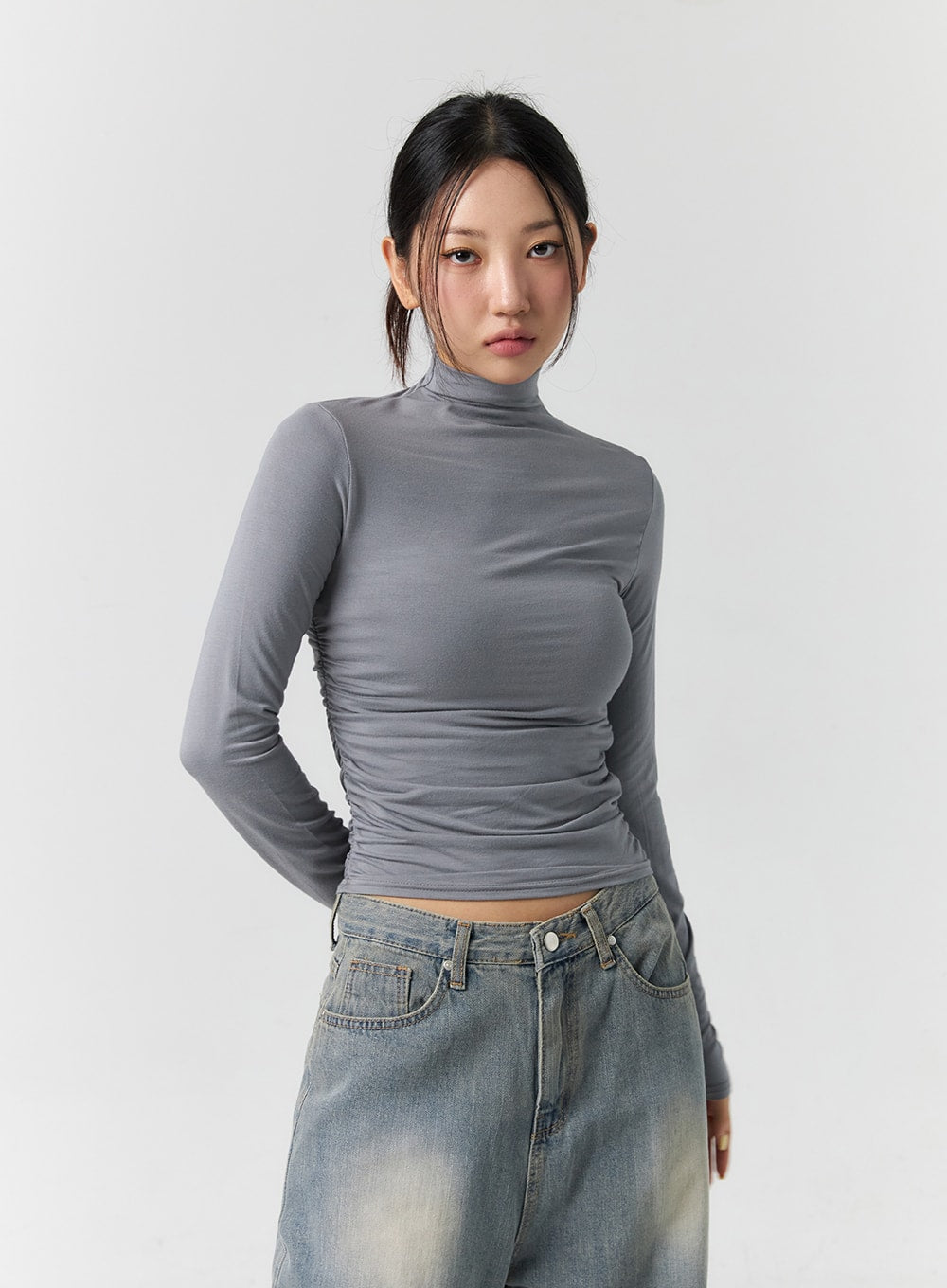 mock-neck-slim-long-sleeve-top-cs305