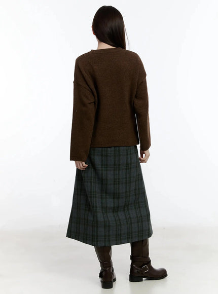 plaid-a-line-midi-skirt-id526