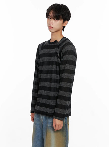mens-striped-snap-button-long-sleeve-shirt-io516