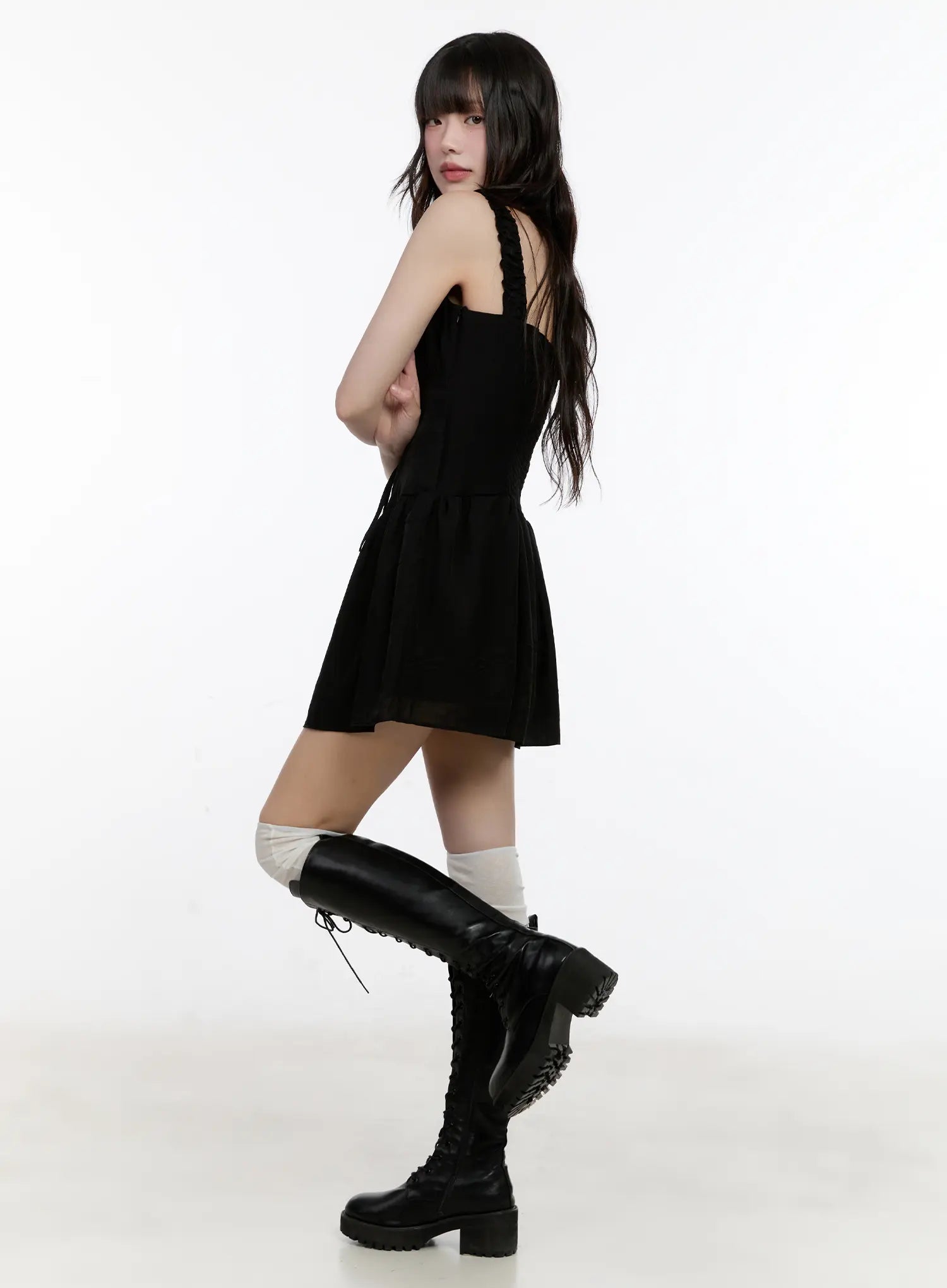 casual-babydoll-mini-dress-cl507