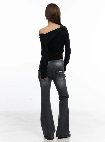 elis-double-button-flare-jeans-cs524