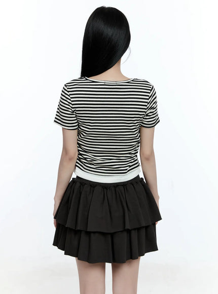 striped-layered-cardigan-cg513