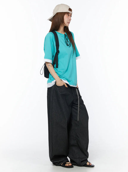 oversized-raglan-layered-t-shirt-cy527