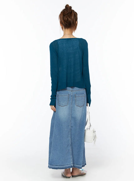flared-maxi-denim-skirt-cy528