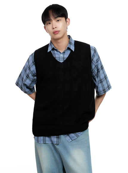 mens-linen-v-neck-knit-vest-ig520