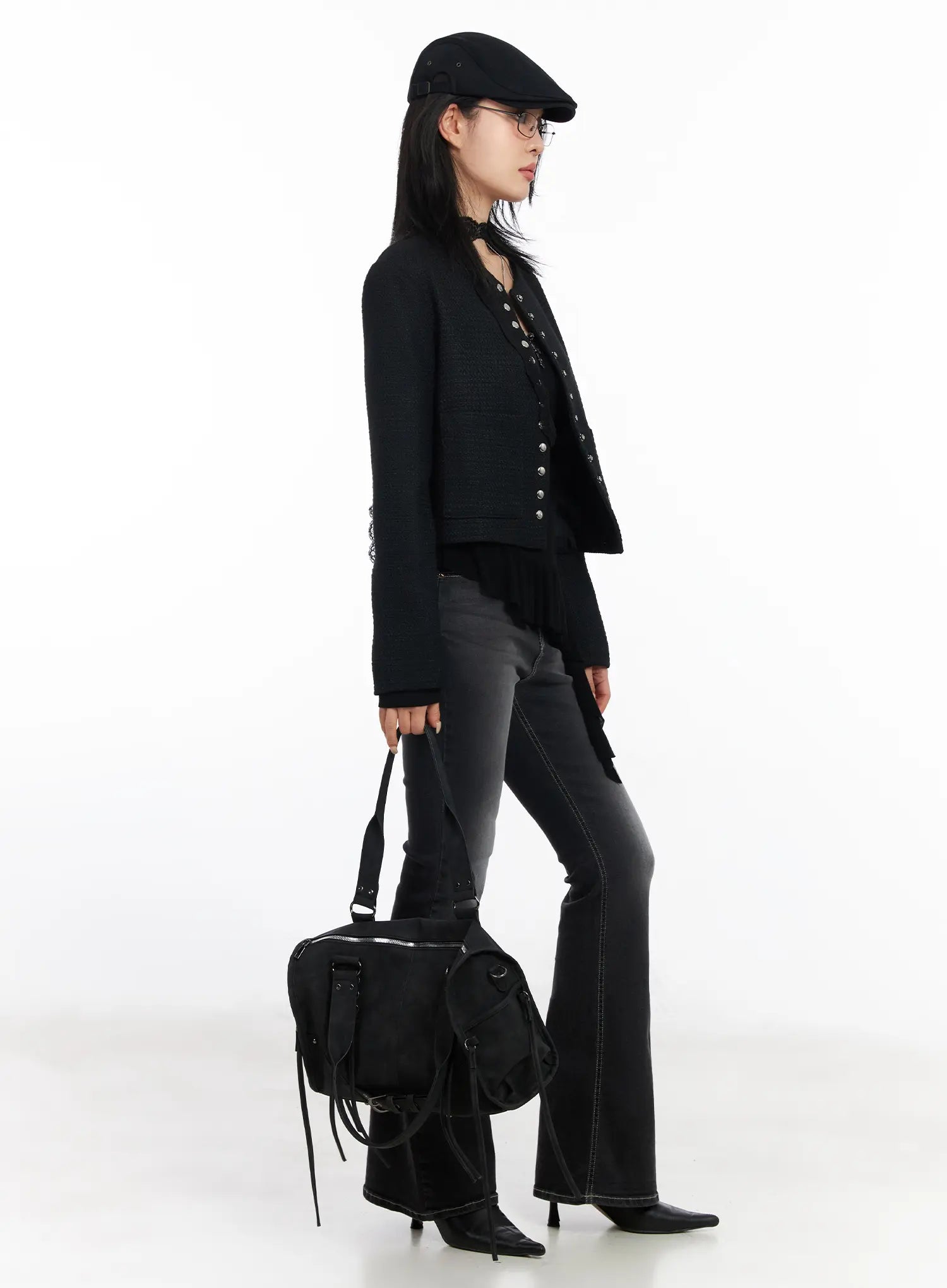 tweed-snap-button-jacket-cd1202