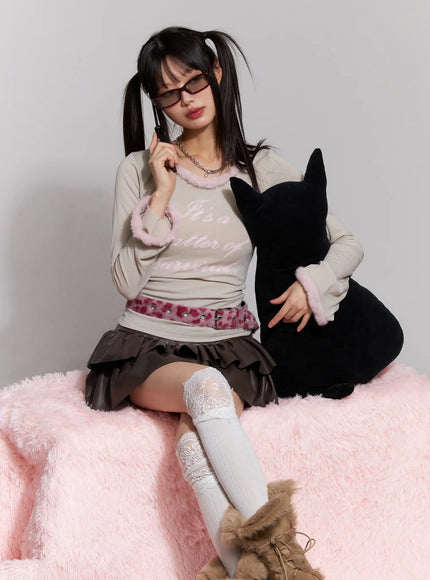 faux-fur-trim-fleece-long-sleeve-top-cd518