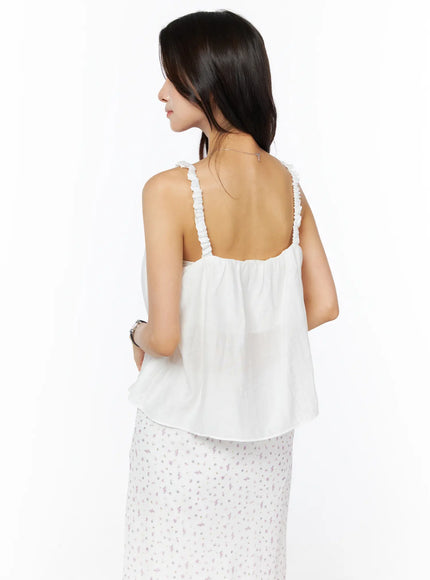 ruffle-strap-sheet-sleeveless-top-cu522