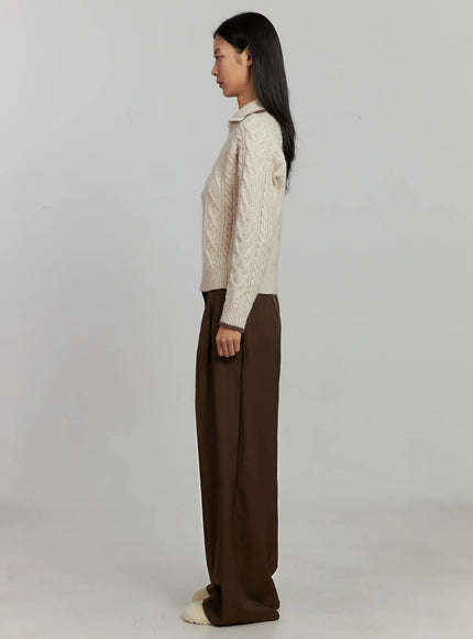 brown-pleated-slacks-ij505