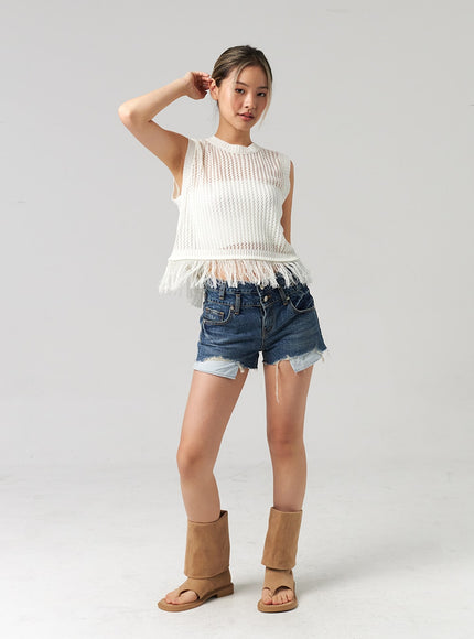 mesh-fringe-vest-cl305