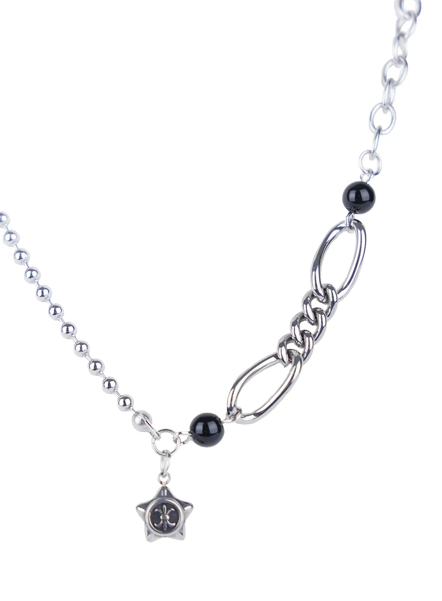 chunky-star-charm-statement-necklace-cl522