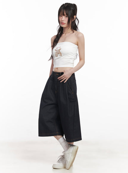 bunny-graphic-tube-top-cy520