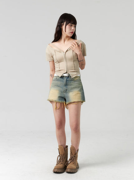 short-sleeve-zip-up-cl314