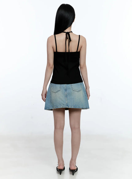 lace-trim-halter-tank-cg512